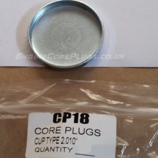 2.010" imperial cup type mild steel zinc plated automotive core plug