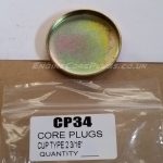 2 3/16" imperial cup type mild steel zinc plated automotive core plug