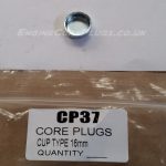 16mm cup type mild steel zinc plated automotive core plug