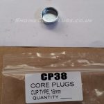 18mm cup type mild steel zinc plated automotive core plug
