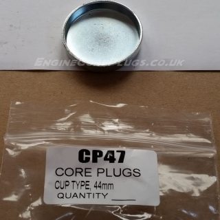 44mm cup type mild steel zinc plated automotive core plug