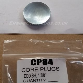 1 3/8" imperial dish type mild steel zinc plated automotive core plug