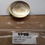 56mm metric dish type mild steel zinc plated automotive core plug