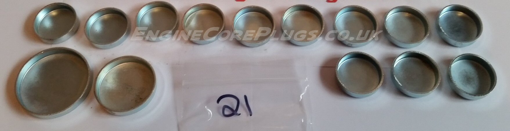 Ford V6 Essex automotive core plug set