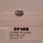 13/16" imperial dish type mild steel zinc plated automotive core plug