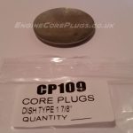 1 7/8" imperial dish type mild steel zinc plated automotive core plug