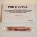 Plastigauge precision gauge strips for bearing shells Grey