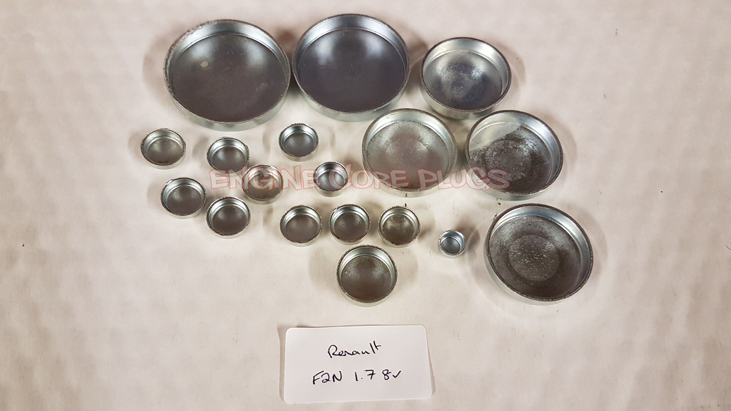 Renault F2N engine code core plug set