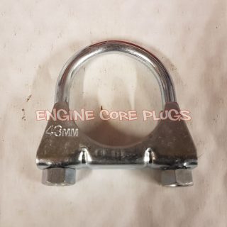 Exhaust pipe U bolt clamp 43mm