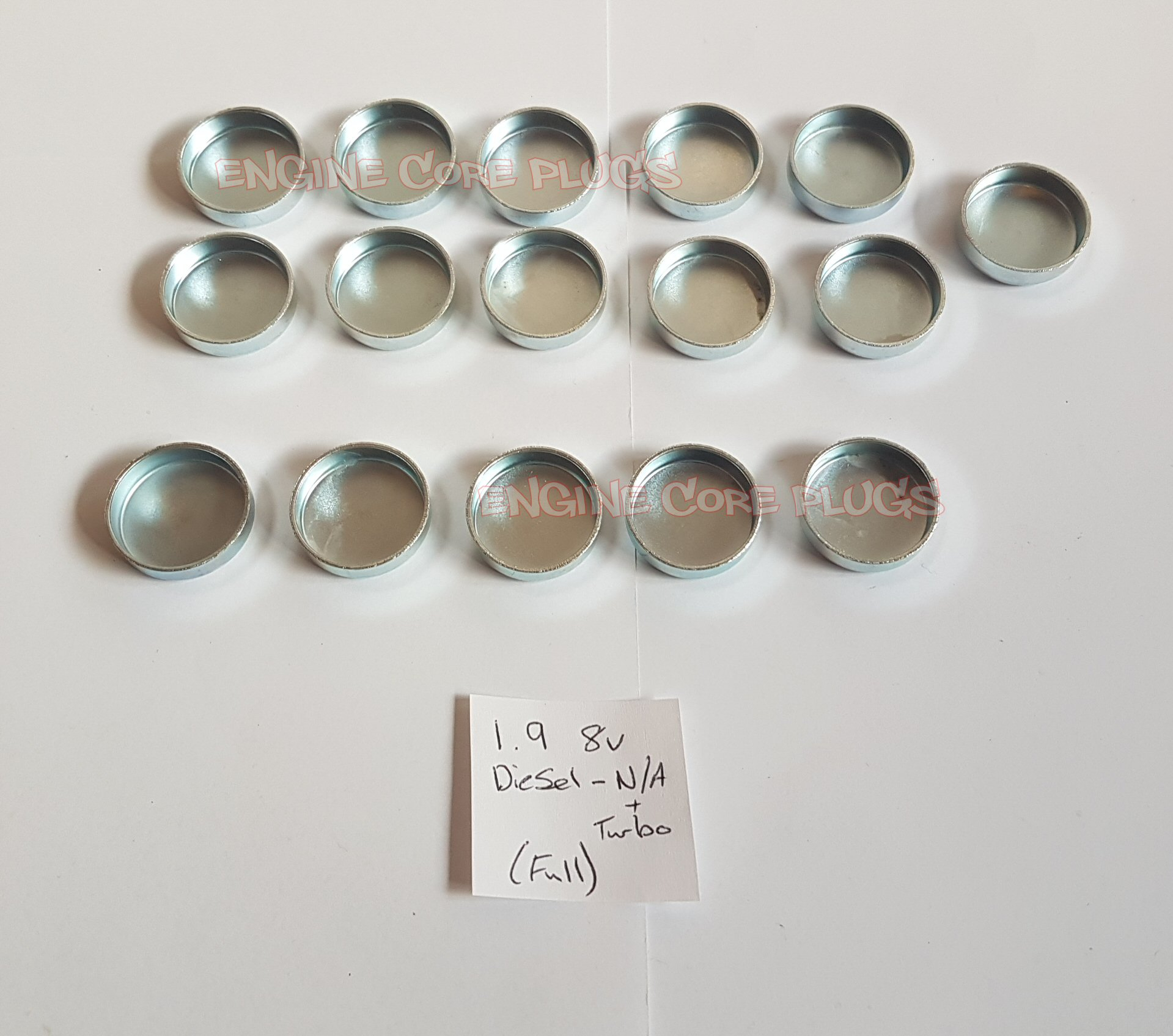Citroen 1.9 8V HDi DW8 Turbo Diesel Core Plug Set Berlingo C15 Jumpy Xsara