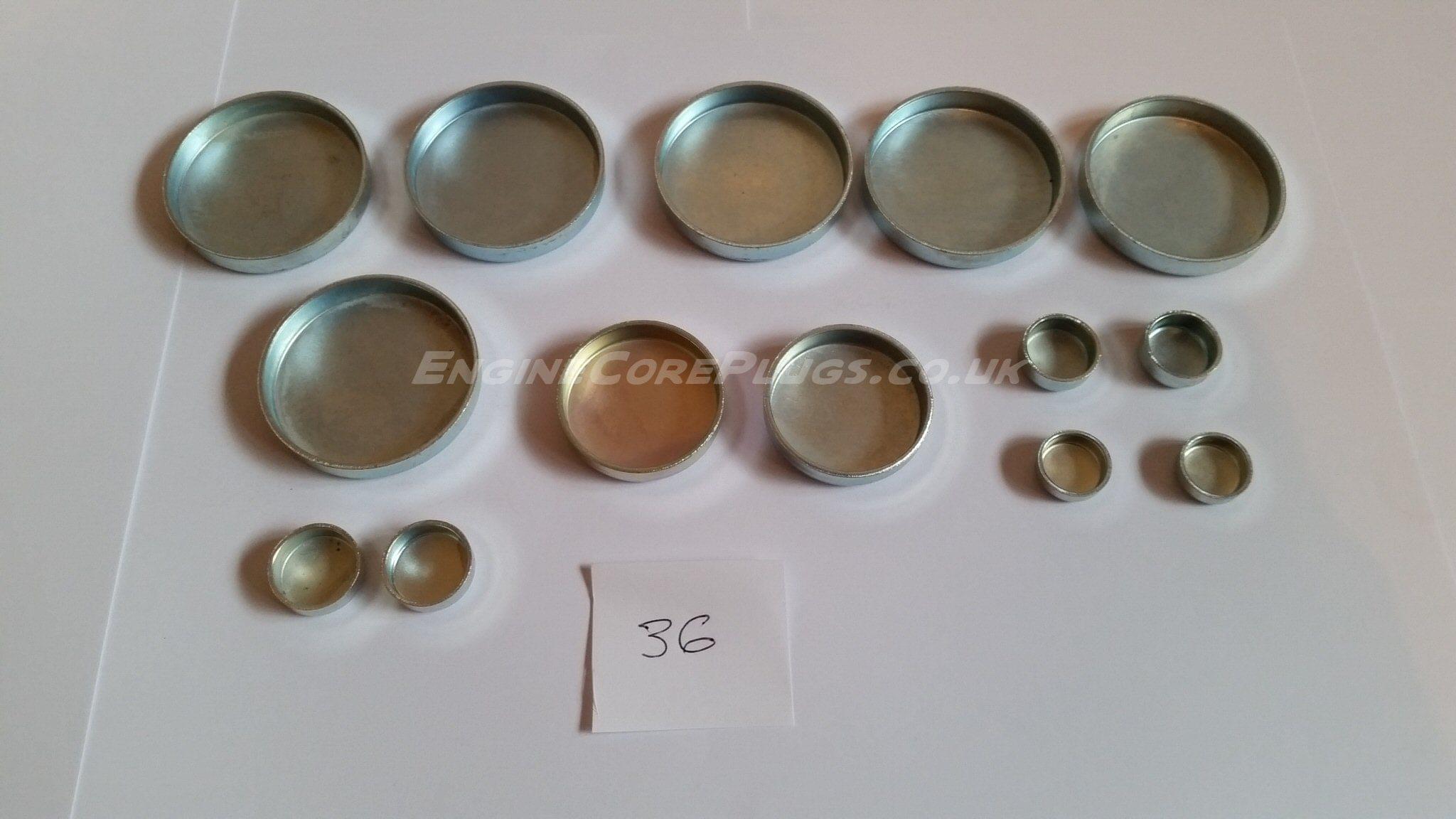 Vauxhall Bedford CF slant 4 1.8 2.3 automotive core plug set