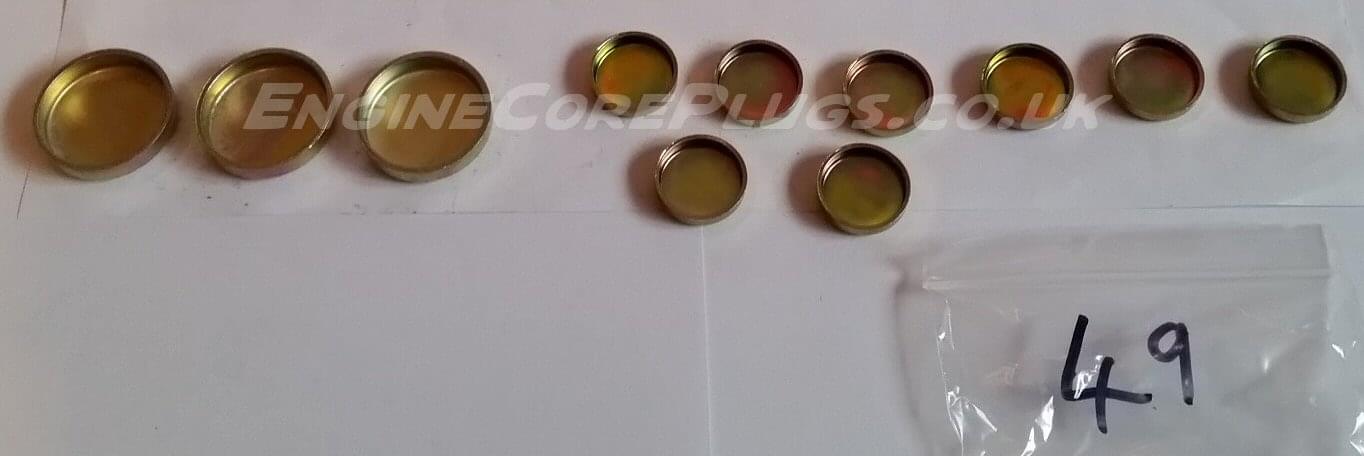 Bedford Rascal 800cc 1.0 F8A F10A automotive core plug set