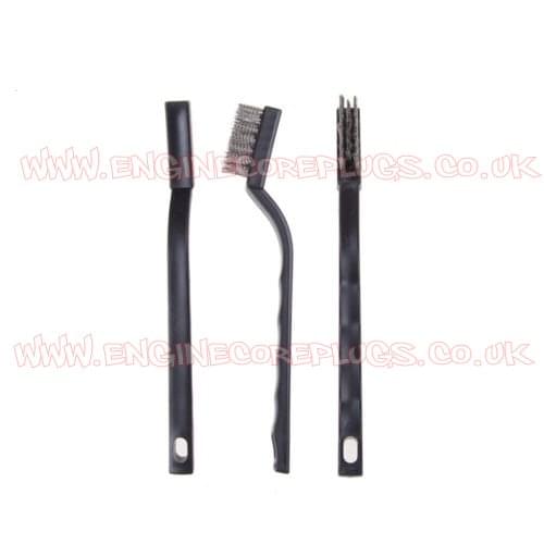 Small wire brushes 3 pack